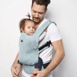 Zaffiro City Graphite Leaves Ergonomische Draagzak 45400 -Kinderwagenserie Winkel zaffiro city mint leaves ergonomische draagzak 1