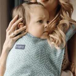 Zaffiro City Graphite Leaves Ergonomische Draagzak 45400 -Kinderwagenserie Winkel zaffiro city mint leaves ergonomische draagzak 3 1