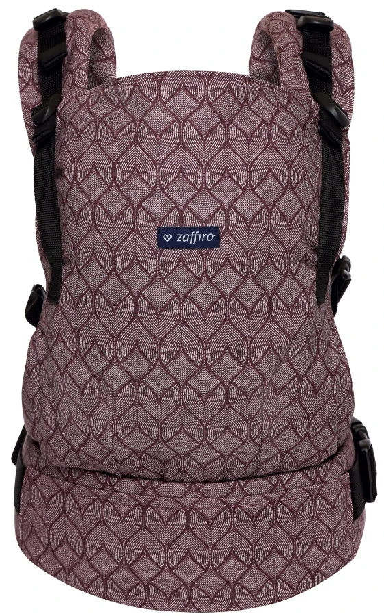 Zaffiro Smart 2.0 Geo Burgund Ergonomische Draagzak 8067