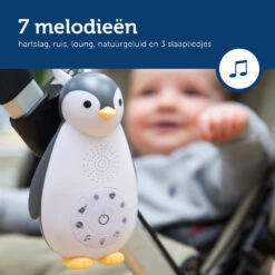 Zazu Zoe De Pinguin Grijs 3 In 1 Muziekdoosje ZA-ZOE-01 -Kinderwagenserie Winkel zazu zo de pinguin grijs 3 in 1 muziekdoosje za zoe 01