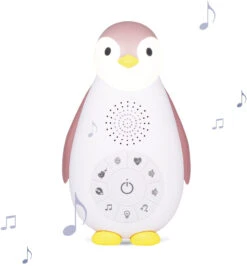 Zazu Zoe De Pinguin Roze 3 In 1 Muziekdoosje ZA-ZOE-03 -Kinderwagenserie Winkel zazu zoe de pinguin roze 3 in 1 muziekdoosje za zoe 03